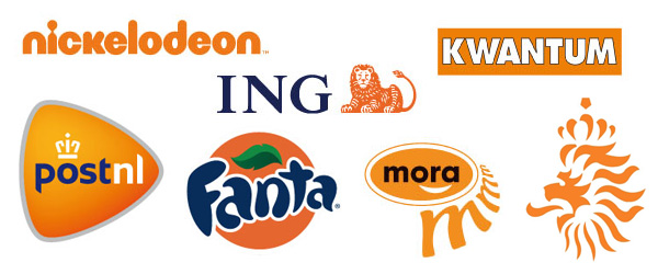 Oranje logo's